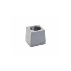 Capot, Aluminium moulé sous pression, Alliage de zinc moulé, IP65, Sortie verticale, M25